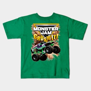 Crush of Green Monster Kids T-Shirt